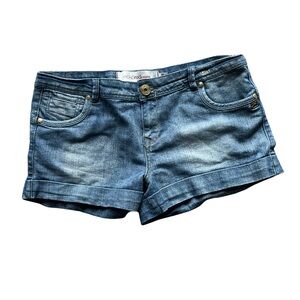 Vintage Ecko Red Denim Jean Shorts Juniors Size 11/12